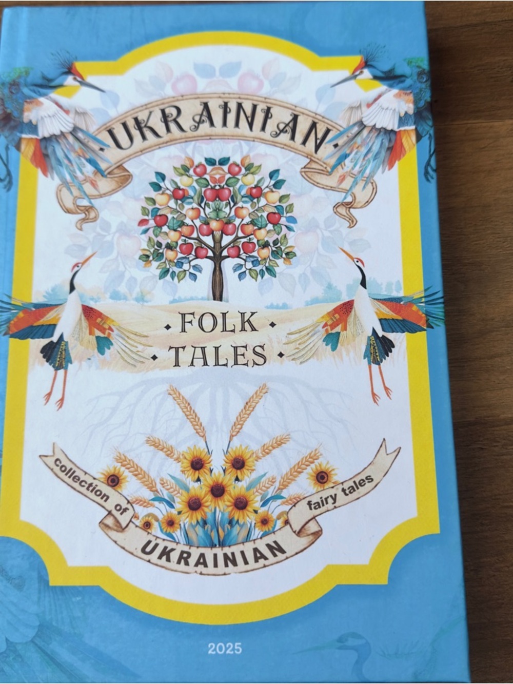 Ukrainian Folk Tales Hardcover - Blue & Yellow Illustrated Cover